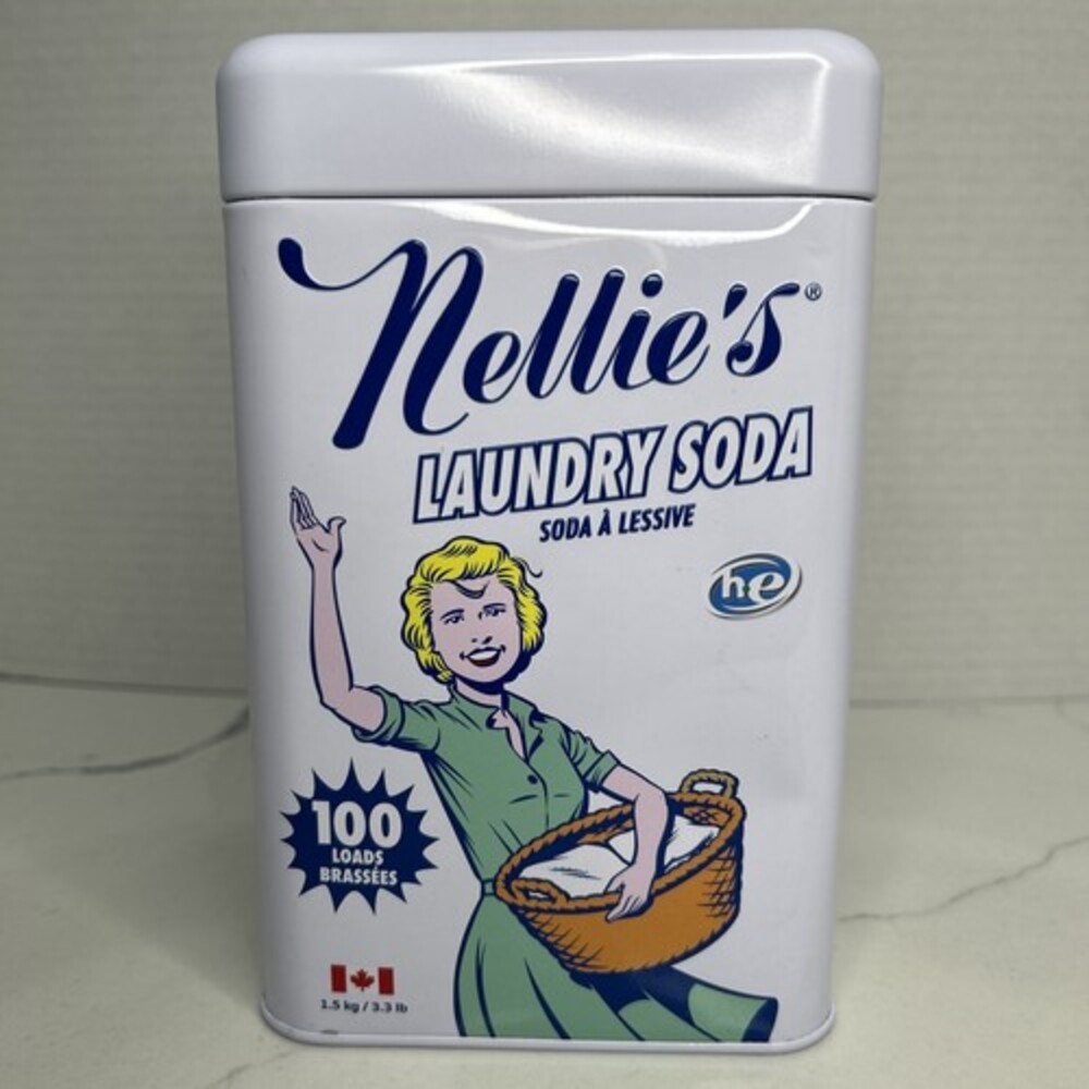 Nellie's Laundry Soda - Concentrated Laundry Detergent Powder - 100 Loads